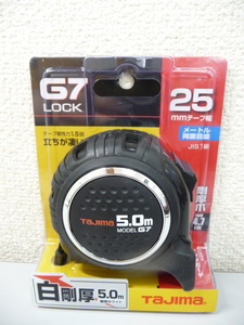 * новый товар выставленный товар Tajima/tajima шкала G7 блокировка 25. лента ширина белый Gou толщина 5.0m метров память номер товара :G7L2550 Gou толщина лента принятие (A060101)