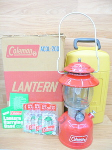 ☆Coleman/コールマン ビンテージ ランタン 200A 1977年11月製 ケース　元箱付 中古 現状品 (A060602)