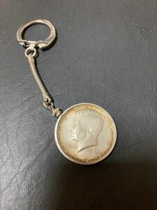 ケネディ ハーフダラー 　1964年　銀貨　キーホルダー