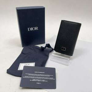 超美品 DIOR HOMME キーケース 6連 レザー 箱・袋付き F1-68