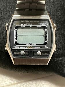 SEIKO セイコー ALBA アルバ MULTICOUNT マルチカウント デジタル Y665-5030 メンズ男性腕時計 クォーツ
