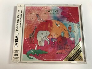 TH168 未開封 Mrs. GREEN APPLE / TWELVE DVD付初回限定盤 サンプル盤 【CD】 218
