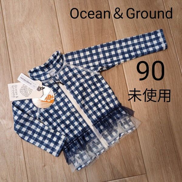 ラッシュガード 90 新品未使用 Ocean&Ground 女の子