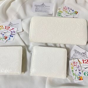 フランク三浦 frank三浦 長財布 二つ折り財布 財布 白セット 未使用