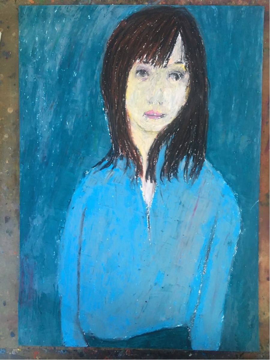 アーチスト hiro C オリジナル このつまらない宇宙の中で, 美術品, 絵画, パステル画, クレヨン画