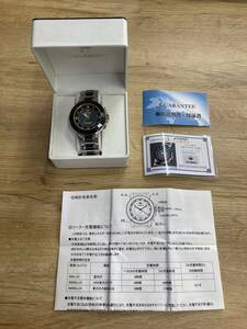 *1 jpy start * *J.HARRISON DIAMOND* John is lisonJH-024 men's wristwatch written guarantee * box attaching 