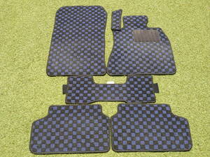 [BMW5 series,F10|F11]BMW*5 series,F10|F11 for blue × black. Caro mat type floor mat for 1 vehicle set 