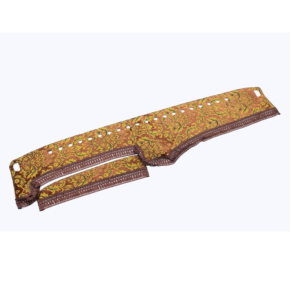 トラック用品 金華山 ベルサイユ ダッシュマット ブラウン いすゞ UU-エルフ標準 H05/07~H19/01 2t標準(13)【送料800円】