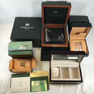 【買取まねきや】ROLEX ロレックス BVLOGARI PIERRE KUNZ 空き箱 純正BOX 冊子 ボックス 時計ケース 中古品 4点