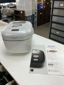 O2406-3001 Panasonic changeable pressure IH jar rice cooker 2019 year made SR-JE058 simple guide attaching 100 size shipping expectation 