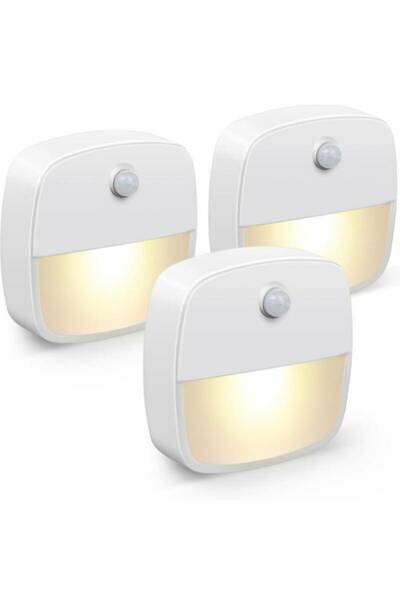 人感センサーナイト 室内 配線不要 ナイトライト明暗光センサー 自動点消灯 冷蔵庫照明 玄関 クローゼット小さい 停電対策3個セット