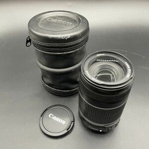 [現状品]キャノン canon EFS 55-250mm 1:4-5.6　58mm カメラ　レンズ　ケース付き