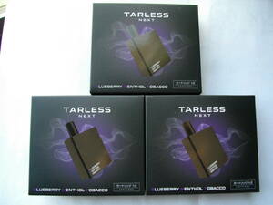 新品 未使用 TARLESS NEXT ターレス ネクスト カートリッジ 3個セット（一箱2個入り）ブルーベリーメンソールタバコ 電子タバコ