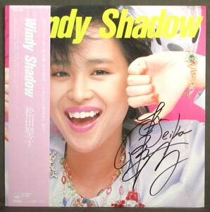 (LP) редкостный! с автографом Matsuda Seiko [Windy Shadow] Seiko Matsuda/'' Heart. ia кольцо ''/ Matsumoto ./ Hosono Haruomi /1984 год /CBS Sony /28AH1800