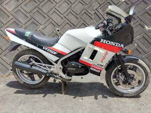 ■故障■レストアベース■個人出品■現状渡し■登録書類有■ HONDA VT250F インテグラ MC08 1985年発売 (索 ホンダ INTEGRA 250cc V型2気筒