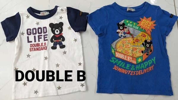 半袖Tシャツ Tシャツ　半袖 ダブルB ミキハウス 男の子　ベビー