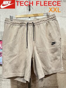 ナイキ テックフリース ショーツ ベージュ XXL メンズ NIKE TECH FLEECE SHORT ハーフパンツ