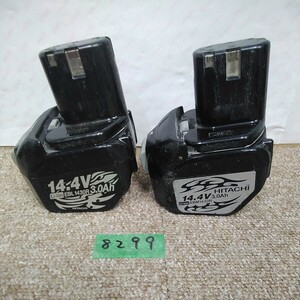 8299 送料520円 日立工機 純正品14.4v リチウムイオンLi-ion バッテリー 電池 EBM1430 電動工具ツール