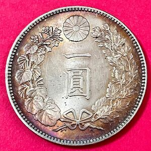 銀貨 一圓 新一円銀貨 明治29年　大日本 硬貨 古銭 貿易銀 コイン 竜 