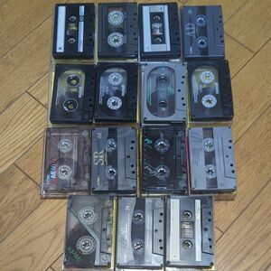 中古カセットテープ　15本セット