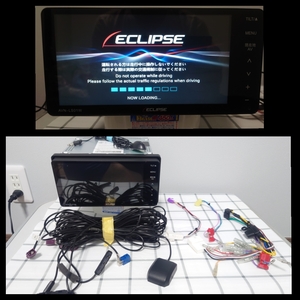イクリプス ECLIPSE AVN-LS01W フルセグTV/Bluetooth/DVD/CD 7型ナビ 200mm　タッチスクロール　即決新品フィルムアンテナ☆