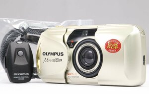 【 ジャンク | 外観 極美品 】 OLYMPUS コンパクトフィルムカメラ μ II 80 VF 【 通電不可 | 外観は大変きれいな状態です 】