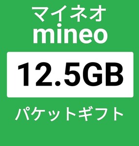 マイネオ パケットギフト 12GB＋500MB mineo　