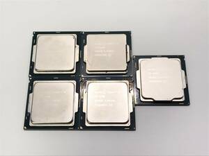 6.3.2【Intel】CPU Corei3-6100 3.70GHz(4枚)＋Corei3-8100 3.60GHz(1枚)計5枚セット★現状品