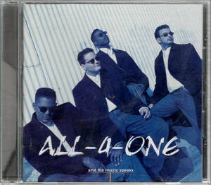All-4-One【And the Music Speaks】輸入盤★CD