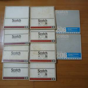 SCOTCH　　10号オープンリールテープ×10本　現状品