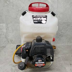M11063(064)-572/TM3000 spray machine KOSHIN ES-10DX-AAA-2 No.140509025 piston pump installing engine power sprayer 10L start expert K25 back carrier type 