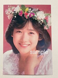  Okada Yukiko L stamp photograph idol 1405