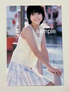  Matsuda Seiko L stamp photograph idol *9260