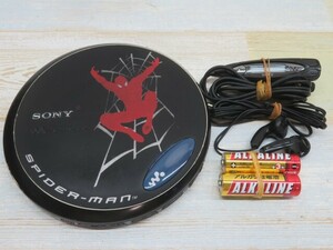 CD-R/RW*SONY D-EJ775 портативный CD плеер SPIDER-MAN WALKMAN Sony Человек-паук Walkman с дистанционным пультом рабочий товар 95403*!!