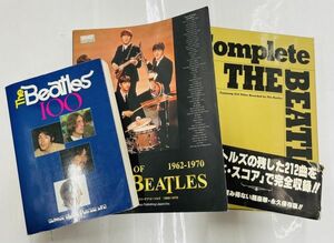 K240-T124670-7 ビートルズ100 ベスト・オブ・ビートルズ 1962-1970 THE BEATLES バンドスコア 本 ブック BOOK 3点セット