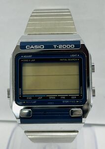 I276-I65-160 ◎ CASIO カシオ T-2000 014764 メンズ クォーツ クロノグラフ デジタル 腕時計