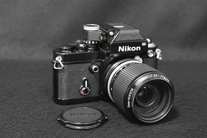 【光成】Nikon・F2「フォトミック・ZOOM－NIKKOR43～86㎜　１：35　No.778672」稼働品・カバー付①