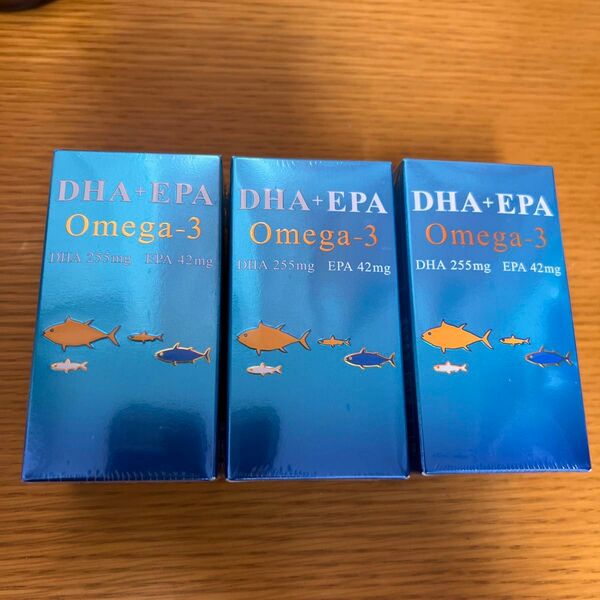 資生堂　DHA＋EPA Omega-3×3箱