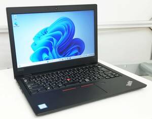 Lenovo ThinkPad L380 Core i3 8130U メモリ8GB 新品SSD M.2 SATA256GB Windows11 Pro AC無 13.2インチ 即納 保証有【H24053122】