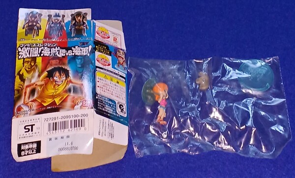 即決 BANDAI バンダイ 食玩 ONEPIECE ワンピース ワンピースコレクション 激闘!海賊団VS海軍! ナミ フィギュア