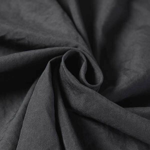 ♪ポリエステルスパンボイルポプリンタンブラー 黒 巾：155cm♪5m[1125]10