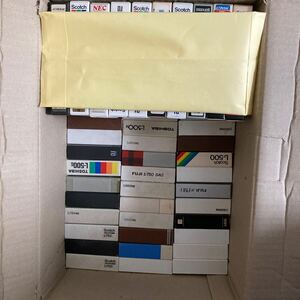 中古 ベータ ビデオ βカセットテープ 約70本 使用済 録画済 昭和レトロ 記録 媒体 当時物 ベータビデオテープ 