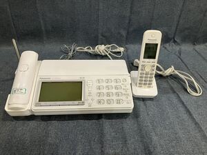 Panasonic パナソニック パーソナルファックス 親機 KX-PD603-W 子機 KX-FKD503-W ホワイト さ