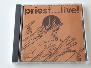 【US初CD87年盤】Judas Priest / priest...live! CD COLUMBIA CGK40794 メタルゴッドTURBOツアー収録,The Sentinel,Private Property,