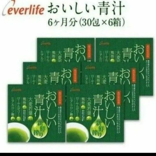 Everlife おいしい青汁　1箱30包　6箱セット　エバーライフ