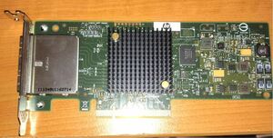 LSI SAS 9207-8e HBA 6Gbps PCIe3.0ホストバスアダプタ　HP221 ジャンク