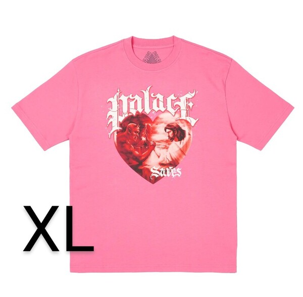 XLサイズ パレス PALACE Save Thyself T-Shirt 新品 未開封 PINK ピンク Tシャツ Palace セーブ サイセルフ