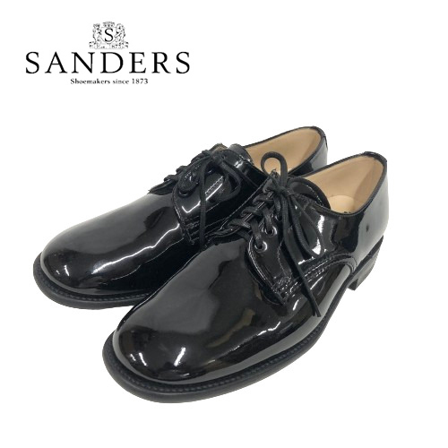 ○★新品未使用　SANDERS (サンダース)　1945プレーントゥ ビジネスシューズ　ブラック　26cm★○