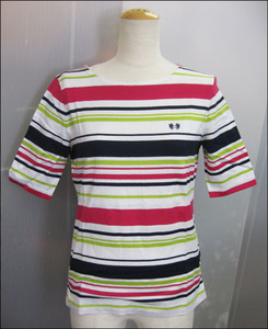Bana8・衣類◆McGREGOR マックレガー ボーダー トップス 半袖 Tシャツ カットソー Mサイズ