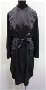 Bana8・衣類◆NY-TRANZ-/NYトランズ コート ベルト付 黒 6号(9AR)
